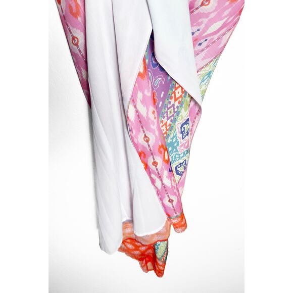 Fate Women's Saulsalito Halter Tie Maxi Dress Front Slits Floral Resort Wear NWT - Picture 8 of 11